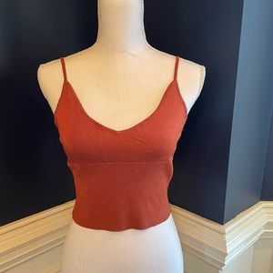L’AGENCE Knit Cropped Cami - Size XS - NWOT